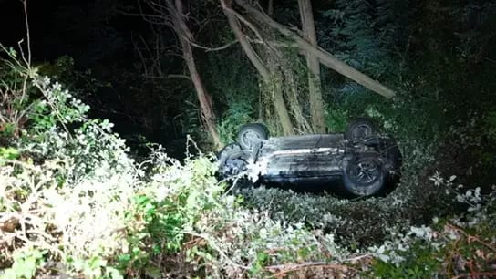 Accident Chamborigaud - Photo SDIS 30