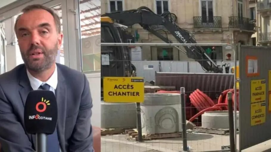 Montpellier : « quand il y a des connards qui gueulent sur les travaux, faut leur expliquer », selon Michaël Delafosse