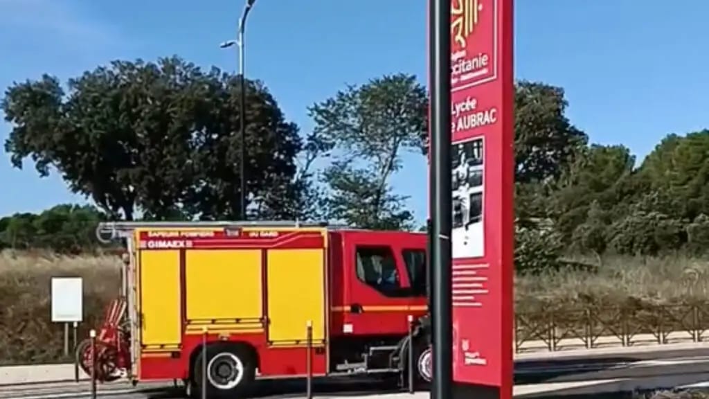 Sommières : exercice incendie au lycée Lucie Aubrac