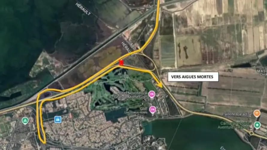 Gard et Hérault : 3 mois de travaux sur la RD 62, au niveau du giratoire du Ponant