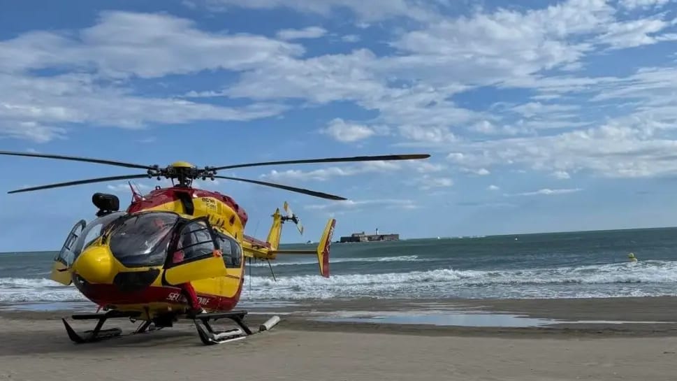 Cap d’Agde : une femme héliportée sur Montpellier après une noyade
