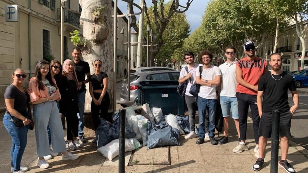 Gard : des étudiants vont ramasser les déchets à Nîmes