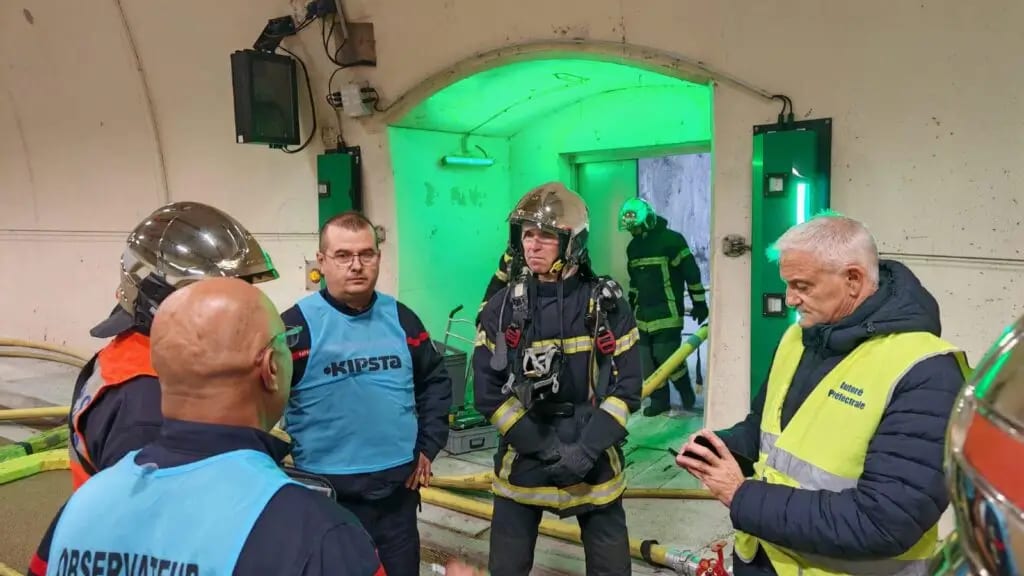 Hérault : un exercice de sécurité civile dans le tunnel du Rocher de la Vierge sur l’A75