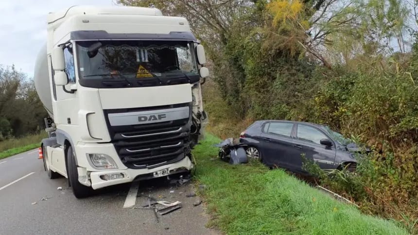 Accident dans le Gard à Bellegarde - Photo SDIS 30