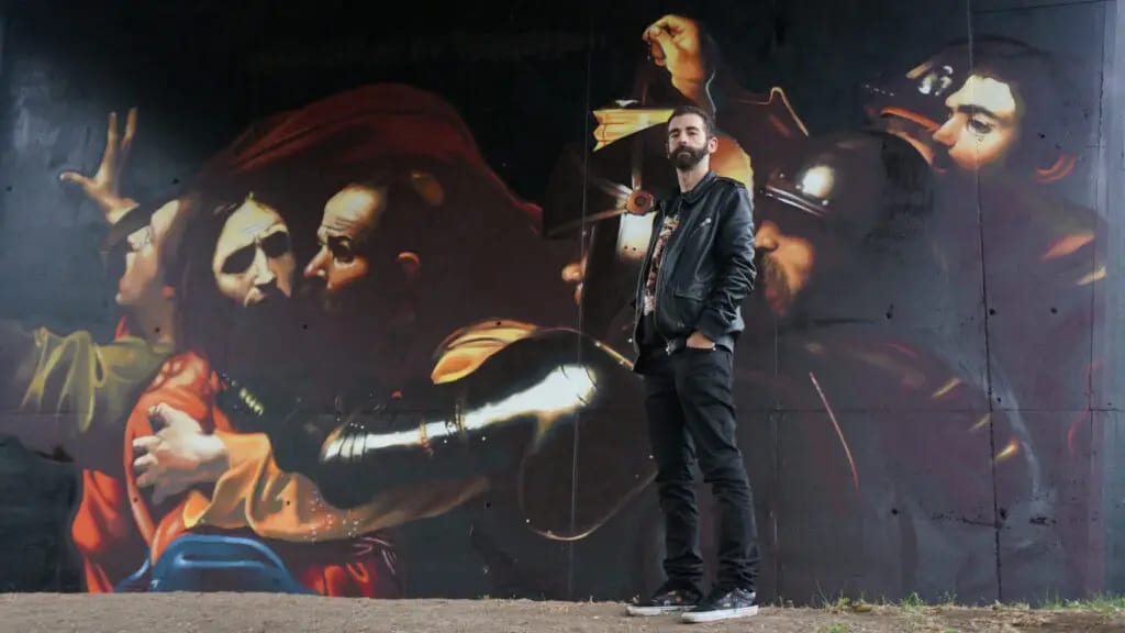 Montpellier : de Delacroix à Velazquez, Andrea Ravo Mattoni reproduit des peintures célèbres dans la rue