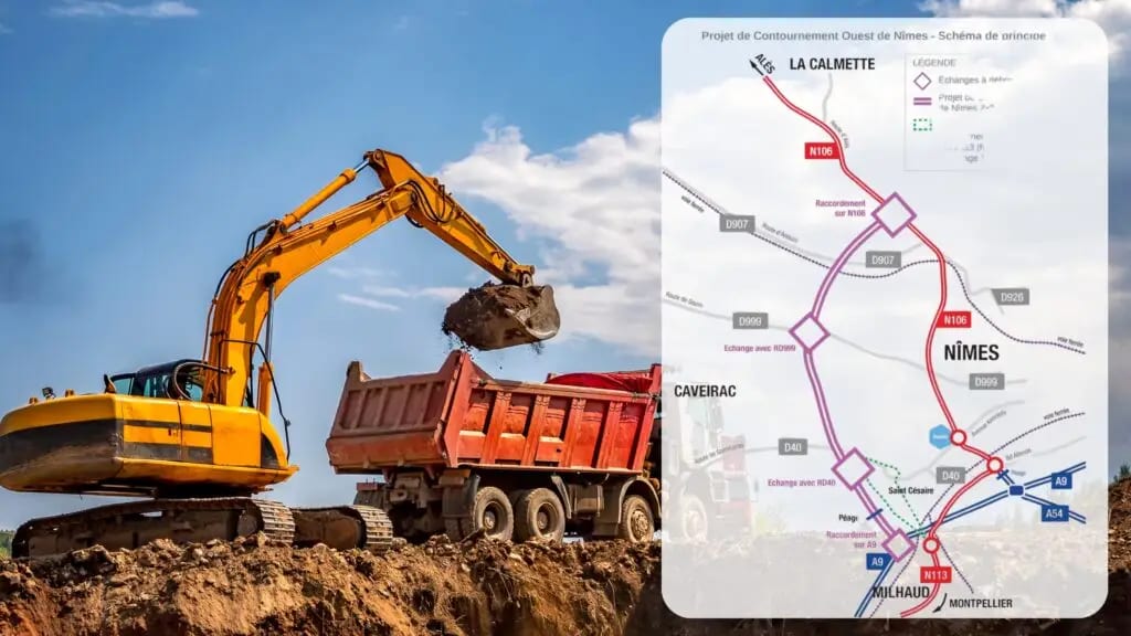 Contournement Ouest de Nîmes : un immense projet routier à 254 millions d’euros