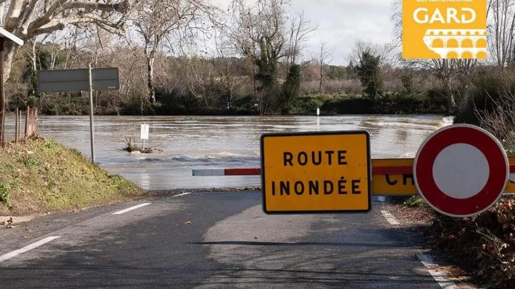 Gard : 11 ponts submersibles fermés à 12h