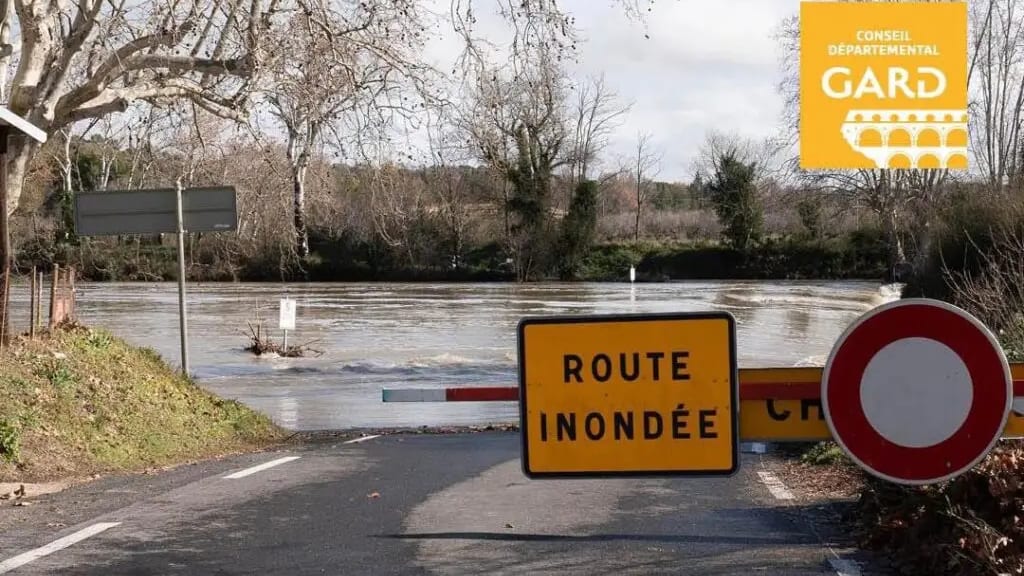 Gard : routes barrées et conditions de circulation ce vendredi