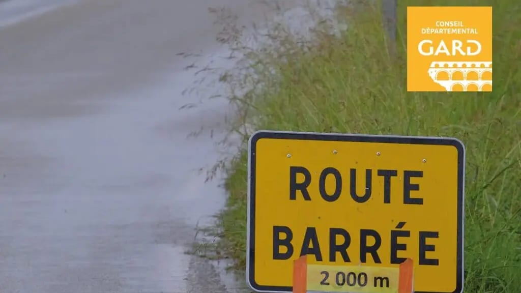 Gard : quelques routes secondaires fermées ce mardi matin