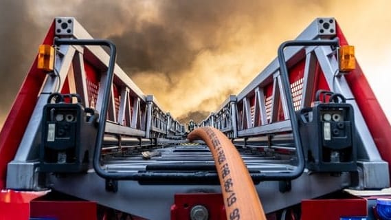 Incendie à Alès - photo infOccitanie