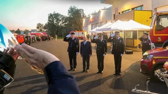 Inauguration de la caserne des pompiers du Quercy-Caussadais à Caussade en Occitanie - photo CD 82 - DR