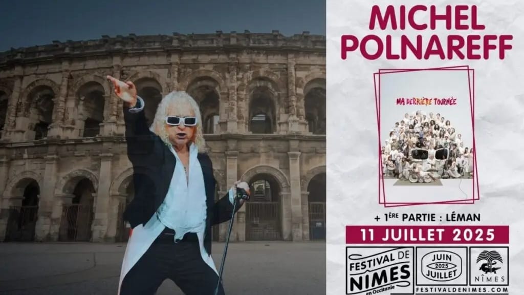 Polnareff Festival de Nîmes 2025 - photo d'illustration infOccitanie