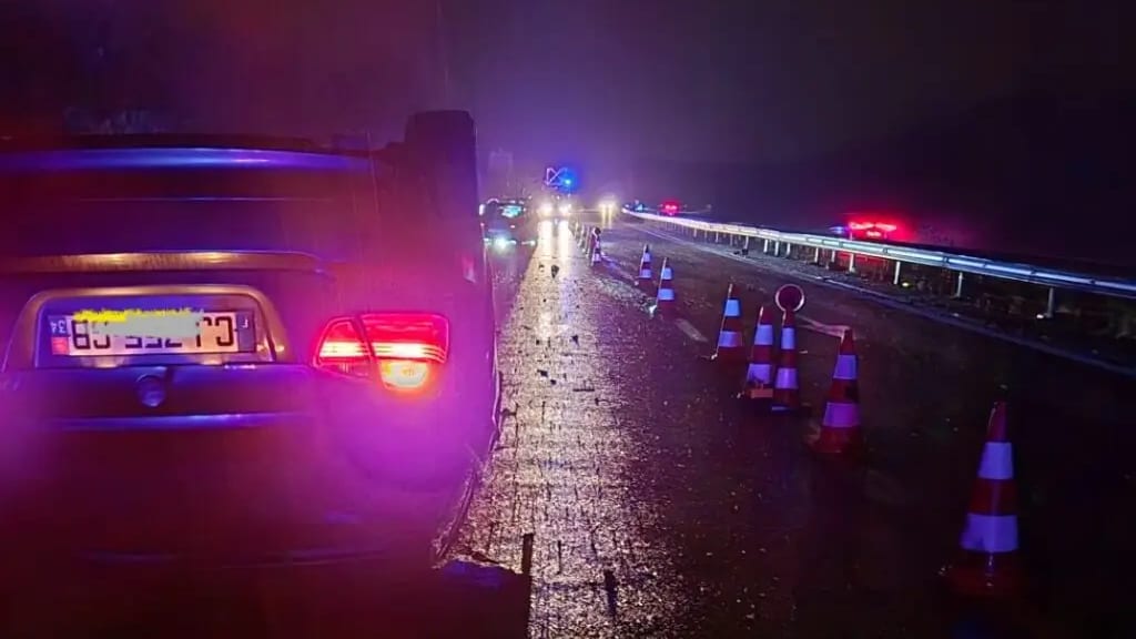 Hérault : accident spectaculaire sur l’autoroute A75