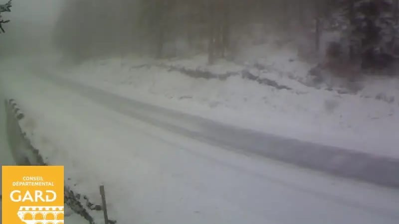 Météo : la neige tombe en abondance ce vendredi dans le Gard à l’Aigoual