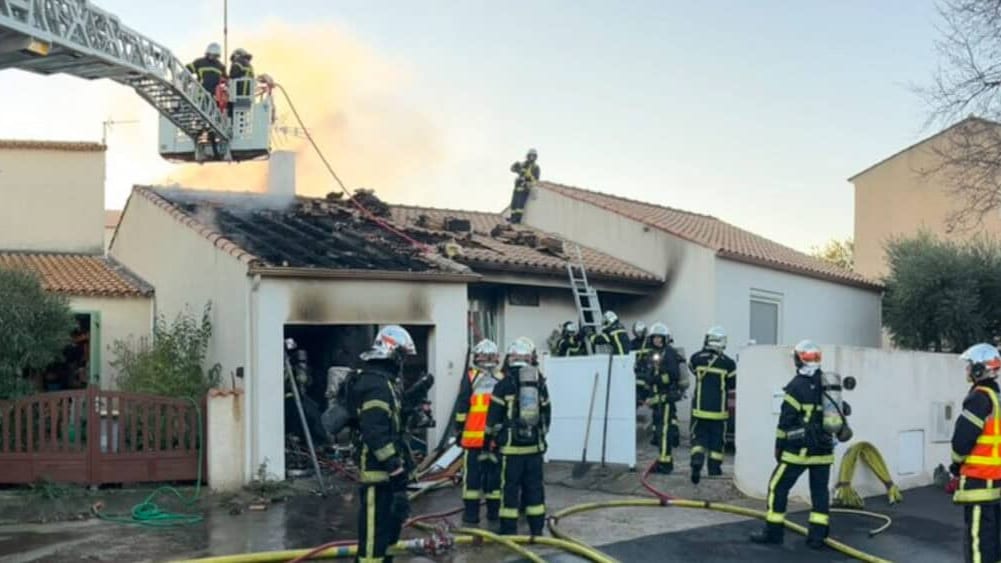 Hérault : les pompiers mobilisés pour un feu d’habitation près de Montpellier