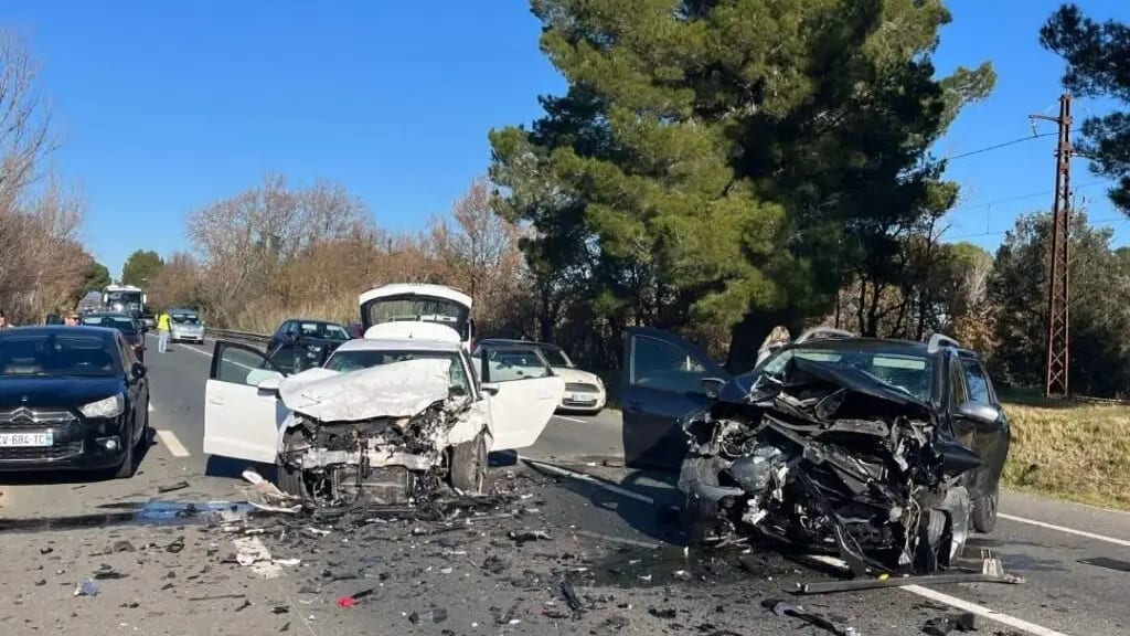 Accident dans l’Hérault : 2 blessées en urgence absolue après un face à face ce jeudi