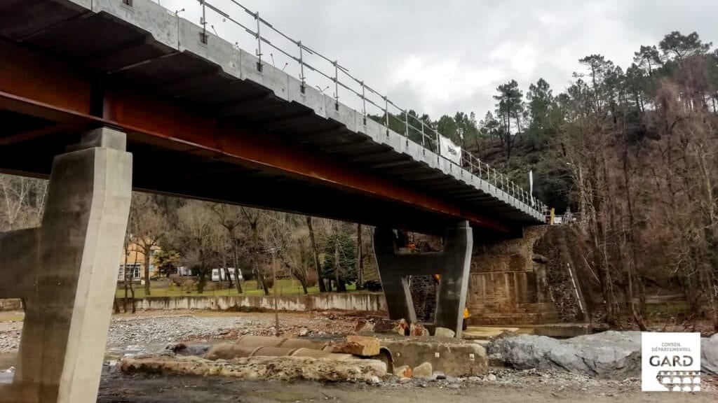 Gard : reconstruction du pont de Chamborigaud, où en est-on ?