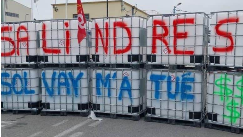 Gard : PFAS, un rassemblement organisé devant l’usine Solvay
