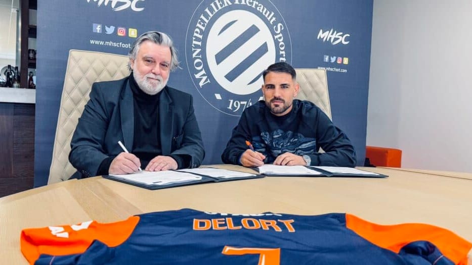 Montpellier : l’attaquant Andy Delort signe son retour au MHSC