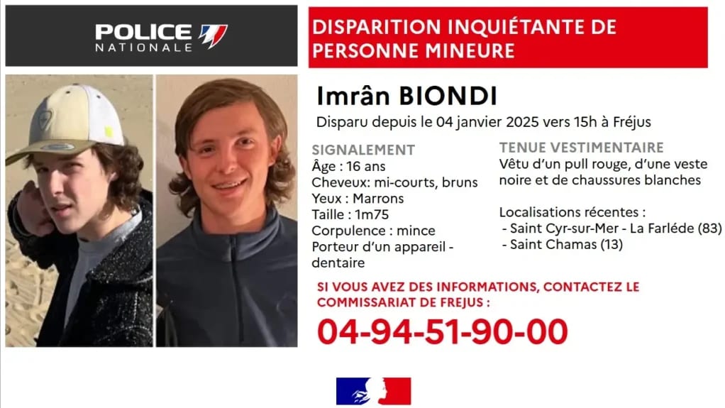 Disparition : un jeune de 16 ans fait l’objet d’un appel à témoins