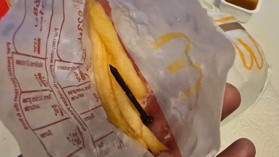 Santé : il commande des frites chez McDonald’s et fait la découverte d’un clou