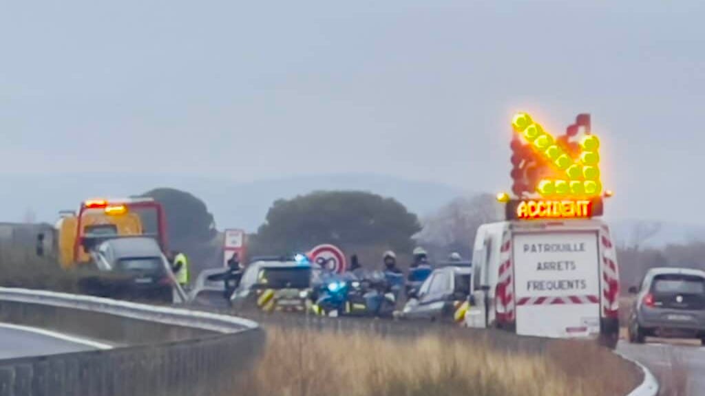 Accident sur la RD 62 : importante perturbation entre La Grande-Motte et Montpellier