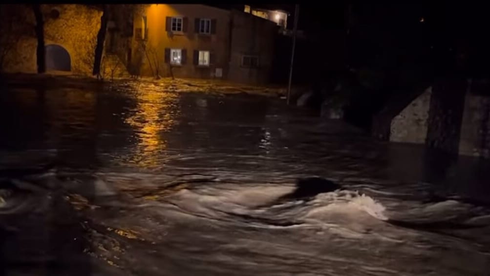 Météo : les images des inondations dans le Gard la nuit dernière
