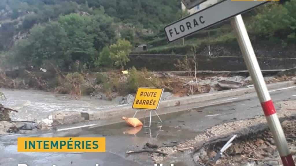 Gard : de nombreuses routes fermées ce mercredi en raison des crues
