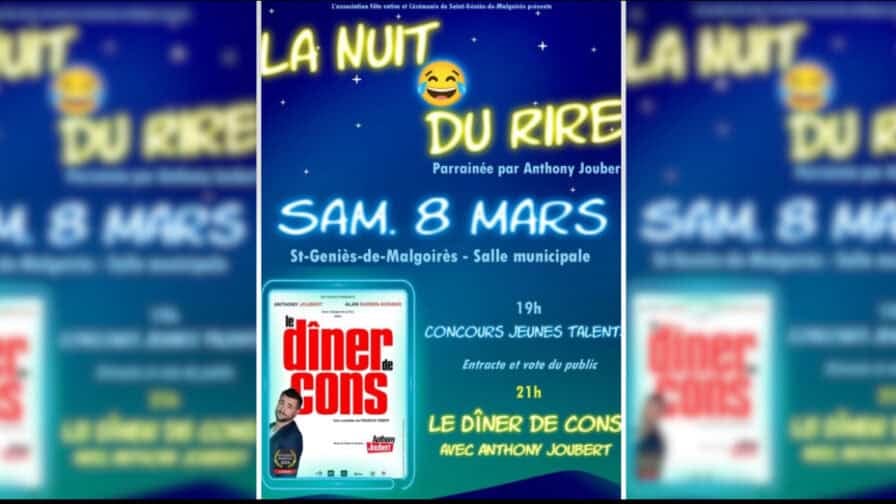 Gard : Anthony Joubert en spectacle à Saint-Geniès-de-Malgoirès le 8 mars