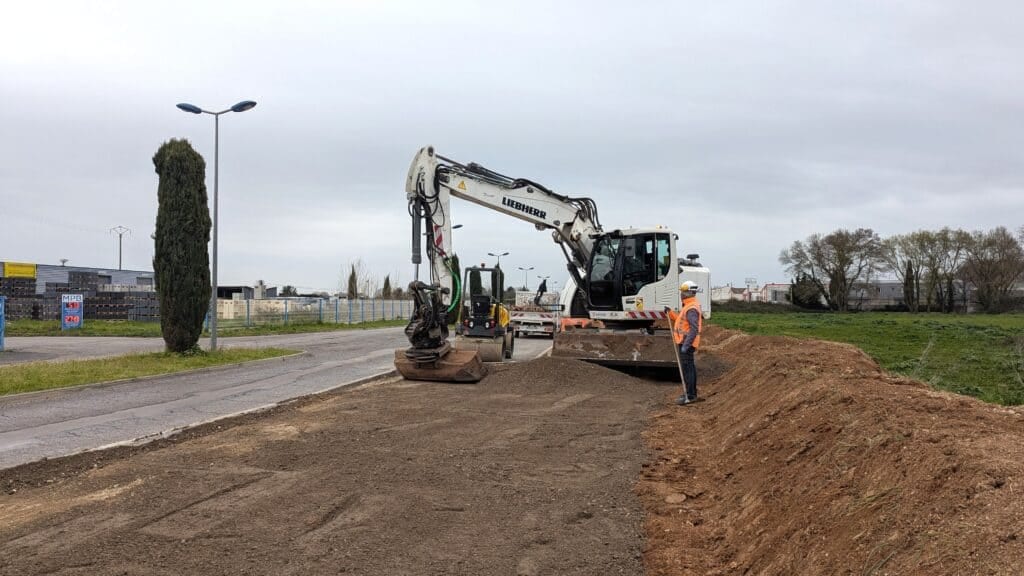 Lunel Agglo : voie cyclable entre Lunel et Lunel-Viel, les travaux démarrent