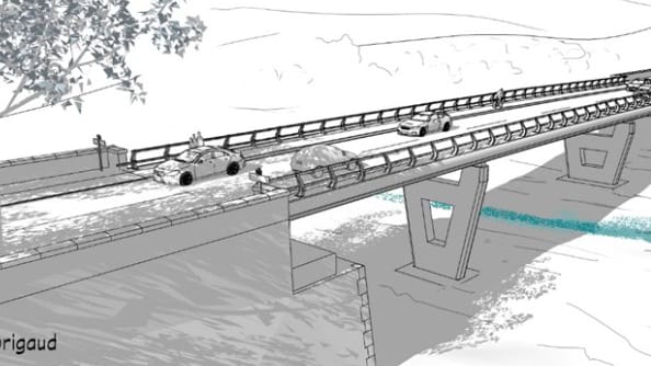 Gard : le pont de Chamborigaud rouvrira le 8 avril prochain