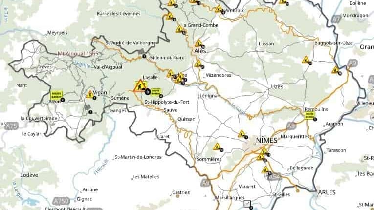 Gard : travaux sur les routes, des perturbations cette semaine