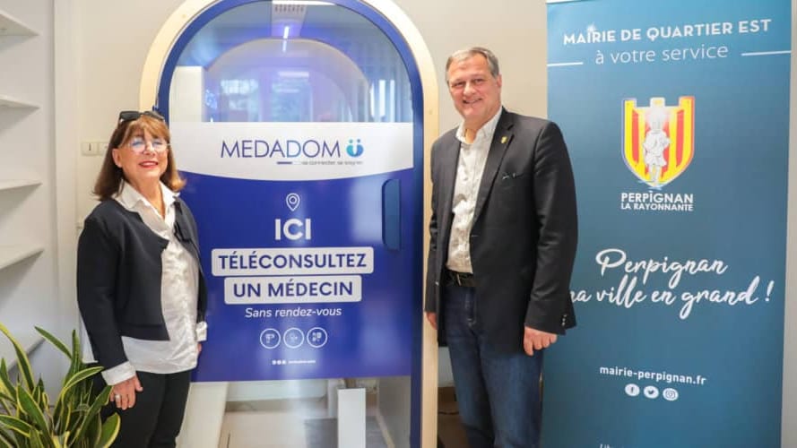 Perpignan : la Ville teste la cabine de téléconsultation médicale