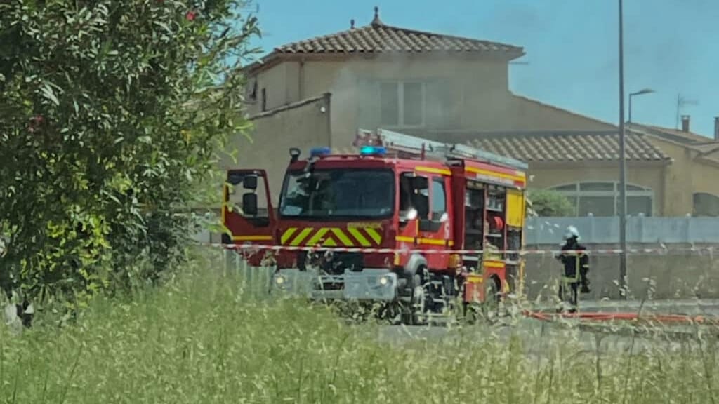 Lunel : un feu d’habitation mobilise les sapeurs-pompiers
