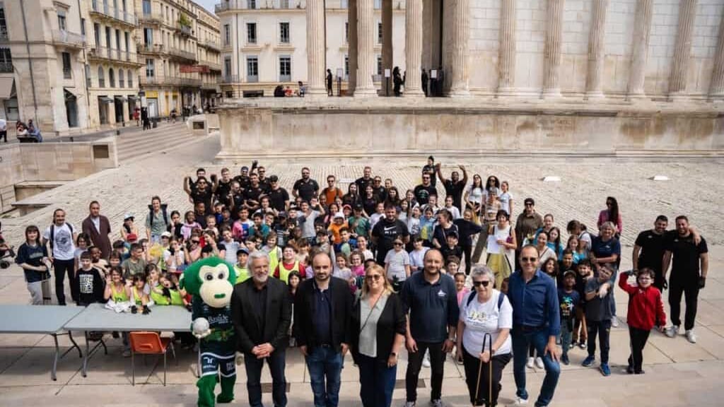 Gard : quatrième édition du plogging de l’USAM, 3m³ de déchets récoltés dans les rues de Nîmes