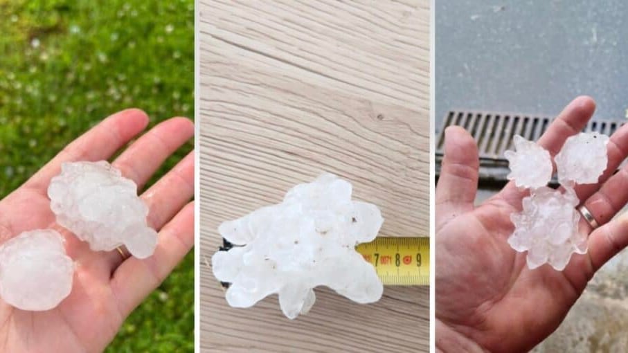 Météo : les images impressionnantes de la grêle en Occitanie ce dimanche