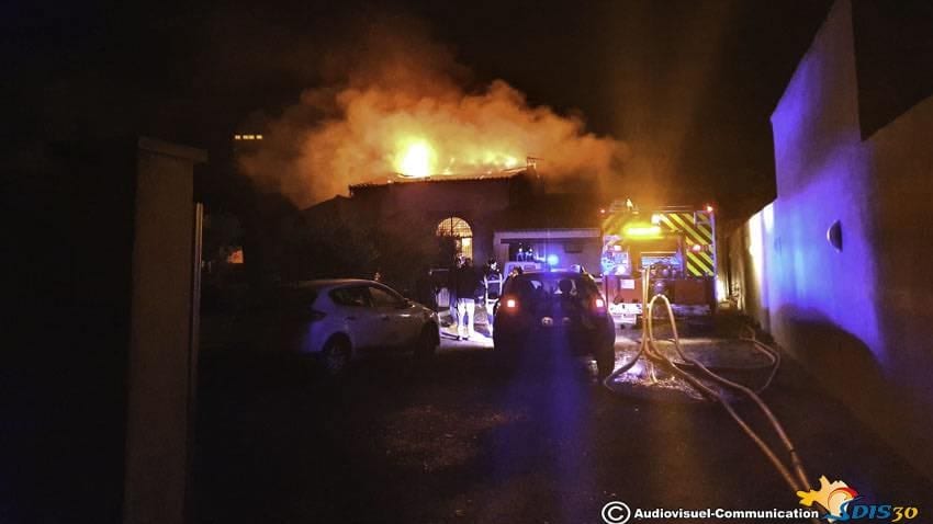 Gard : feu d’habitation, les victimes transportées à l’hôpital d’Alès