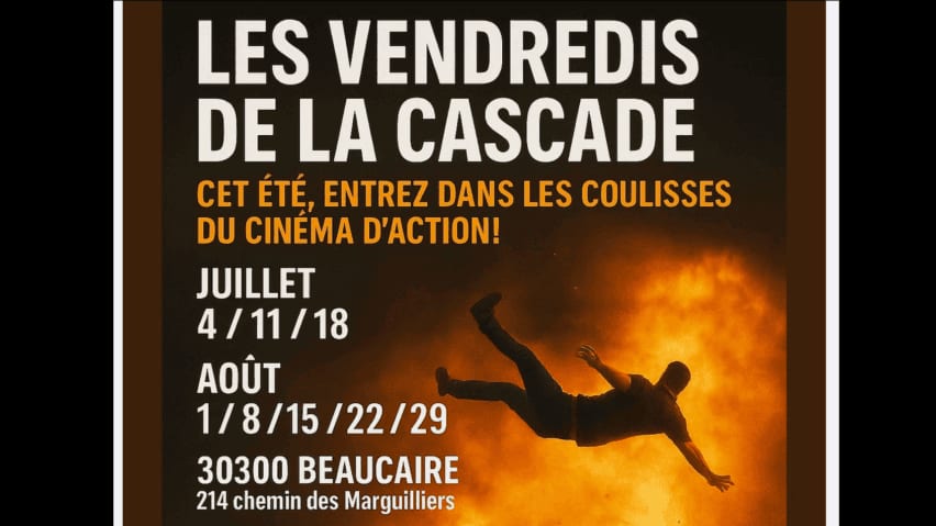 Gard : un été spectaculaire avec Les Vendredis de la Cascade