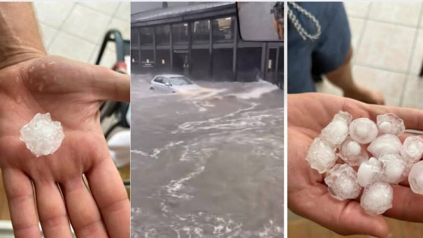 Météo : inondations, grêle, les images des orages en Occitanie
