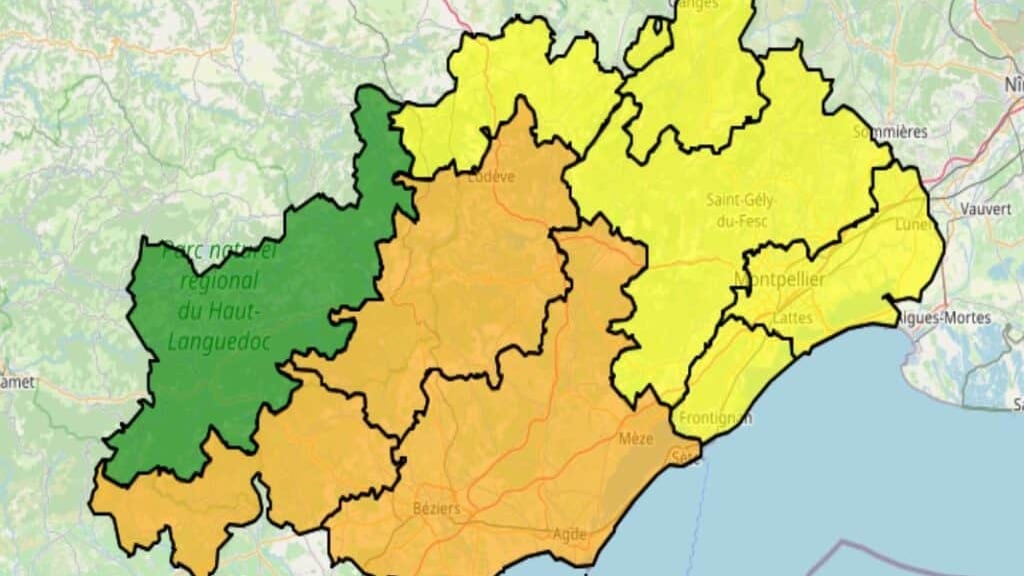 Hérault : risque incendie élevé dans trois secteurs du département