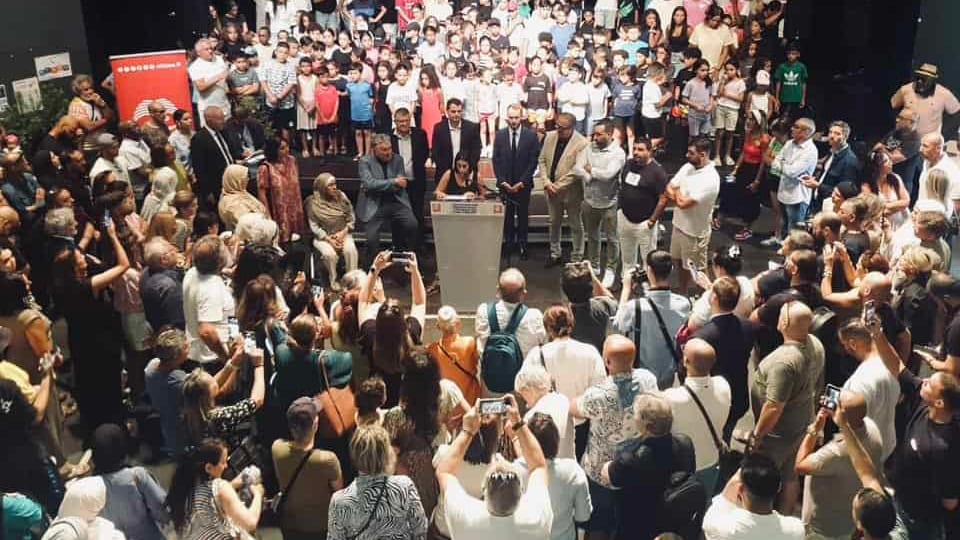 Nîmes : hommage, le dojo du centre social Simone Veil baptisé Mohamed Latarsa