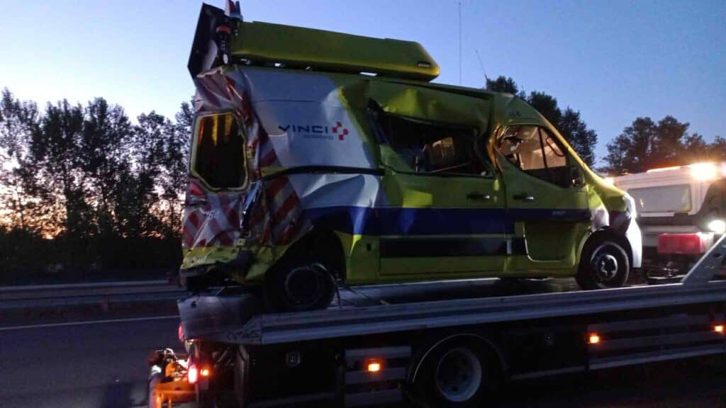 Vinci autoroutes : un nouveau véhicule d’intervention percuté ce mercredi