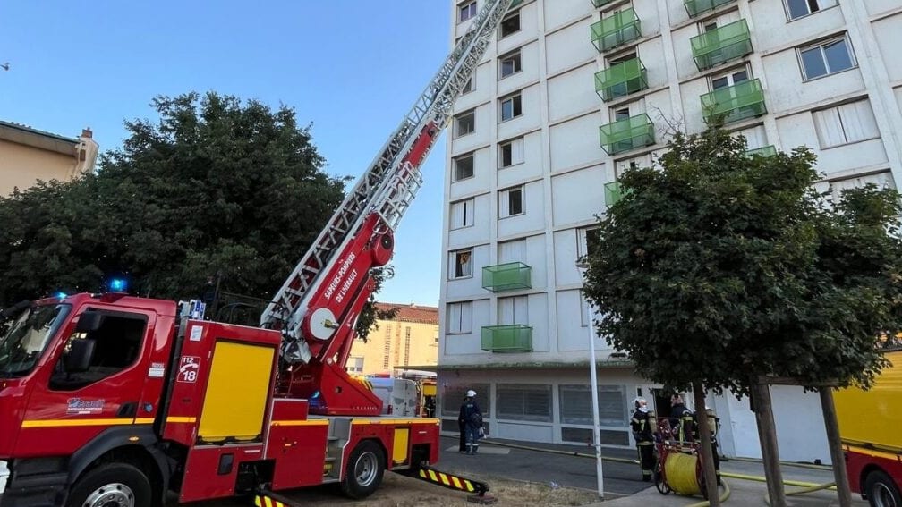 Béziers : incendie dans un immeuble, 50 personnes évacuées
