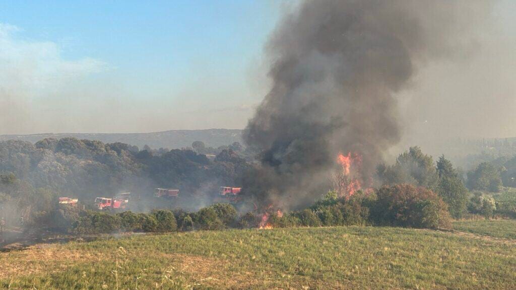 Hérault : incendie de Cournonsec fixé, les pompiers en action toute la nuit