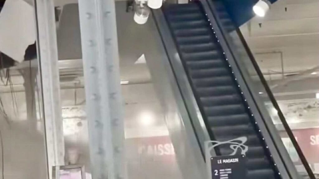Béziers : important dégât des eaux aux Galeries Lafayette