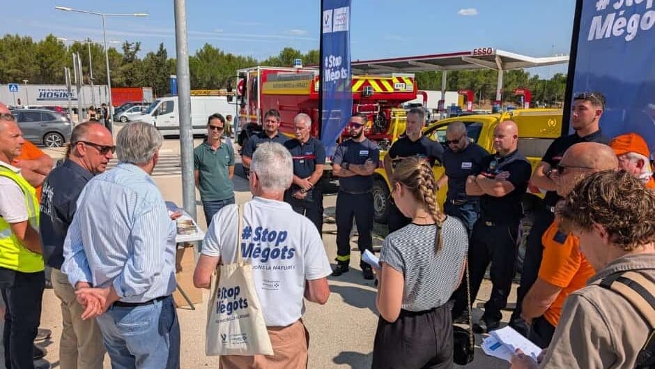 A9 : « stop mégots », les automobilistes sensibilisés sur l’aire Ambrussum Nord