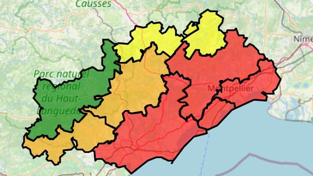 Hérault : quatre secteurs en risque très élevé d’incendie, une dizaine d’espaces forestiers interdits d’accès