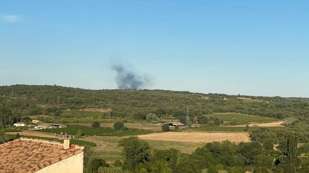 Gard : incendie en cours ce dimanche près d’Uzès, à Aigaliers