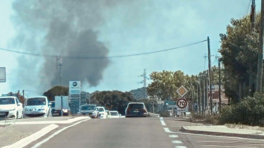 Gard : incendie en cours près de Milhaud