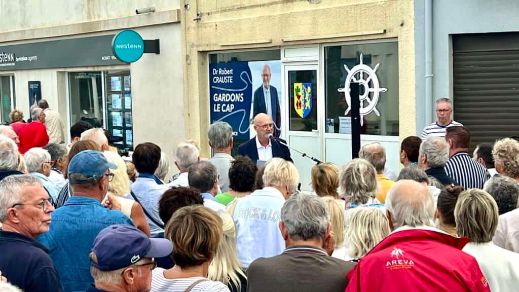Grau-du-Roi : Robert Crauste inaugure son local de campagne pour 2026